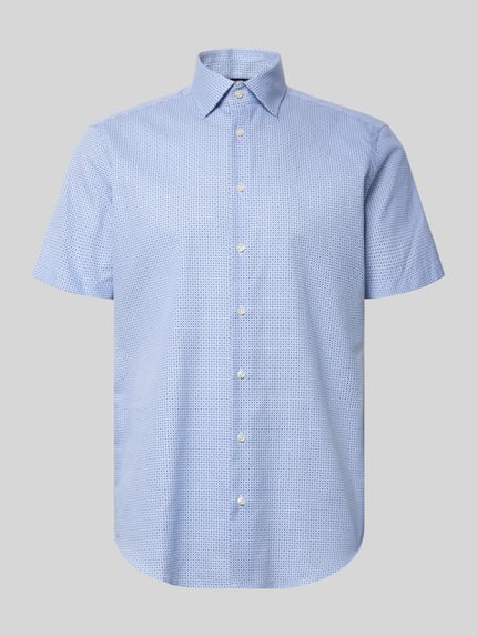 Christian Berg Men Regular Fit Business-Hemd mit Kentkragen Bleu 2