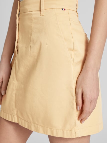Tommy Hilfiger Minirok met achterzakken, model 'COTTON GMD' Beige - 3