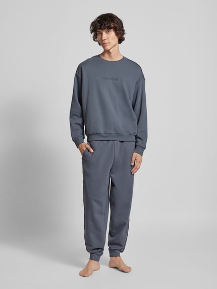 Calvin Klein Underwear Loose Fit Sweatpants mit elastischem Bund Modell 'JOGGER' Jeansblau 1