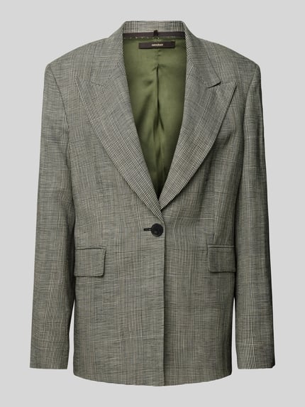 windsor. Blazer aus Viskose-Leinen-Mix Mittelgrau 2