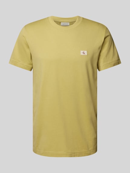 Calvin Klein Jeans T-Shirt mit Label-Badge Lind 2