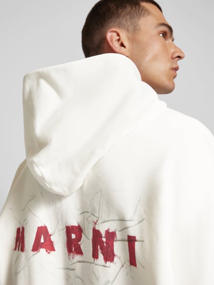 Marni hoodie met capuchon Wit - 3