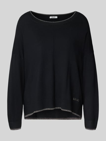 Relaxed Fit Pullover aus Viskose-Mix Modell 'MAGLIA CHIUSA' Shop The Look MANNEQUINE