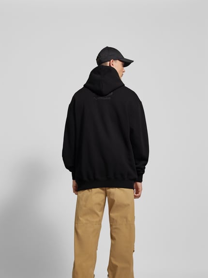 VTMNTS hoodie met labelstitching Black - 5