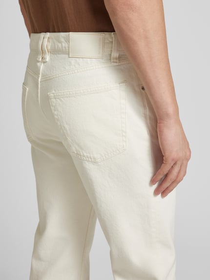 MANGO Jeans mit Label-Patch Modell 'TANGER' Offwhite 3