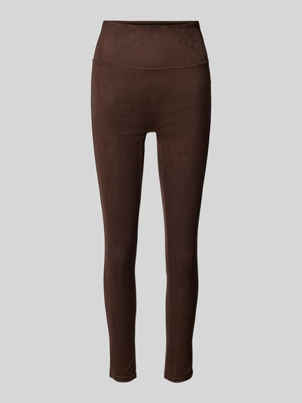 MAGIC Bodyfashion Legginsy z elastycznym pasem Ciemnobrązowy 1