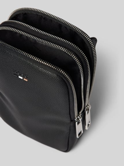 BOSS Umhängetasche in Leder-Optik Modell 'Ray' Black 5