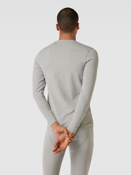 Polo Ralph Lauren Underwear Longsleeve mit Rundhalsausschnitt Modell 'PERFORMANCE' Mittelgrau Melange 5