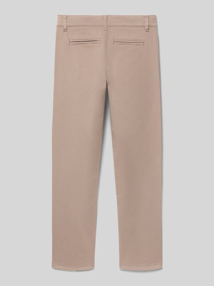 Produktfoto, Regular Fit Chino aus Baumwoll-Mix Modell 'PETE' von s.Oliver RED LABEL, beżowy, prosty krój, widoczne szlufki, struktura gładka