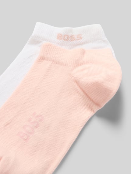 BOSS Sneaker-Socken mit Label-Detail im 2er-Pack Hellrosa 2