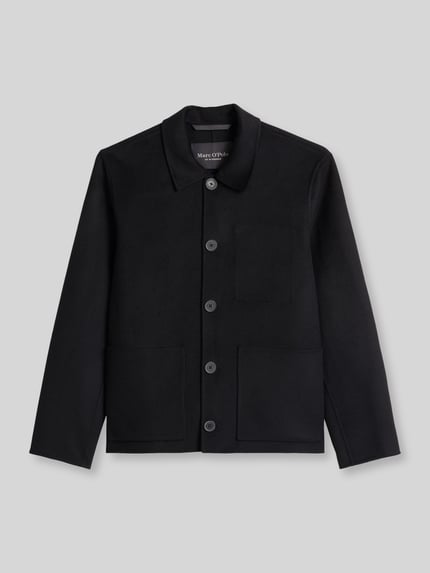 Marc O'Polo Hemdjacke mit aufgesetzten Taschen Black 2