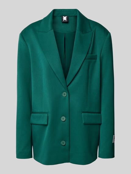 Blazer mit Label-Patch und Reverskragen Shop The Look MANNEQUINE