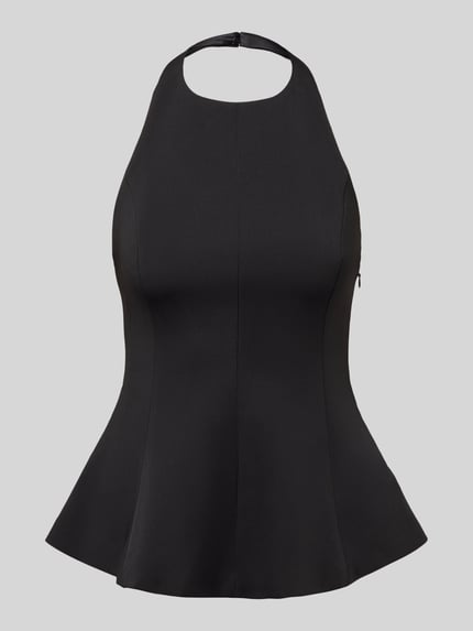 MANGO Neckholder-Blusentop Modell 'XCAMILO' Black 2