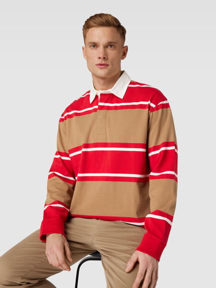 GANT Sweatshirt mit Polokragen Beige 3