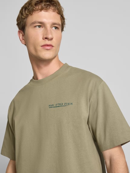 Marc O'Polo DENIM Relaxed Fit T-Shirt aus reiner Baumwolle  Khaki 3