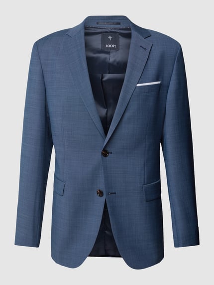 Slim fit 2-knoops colbert met wol model 'Finch' Shop The Look MANNEQUINE