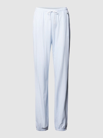 Regular Fit Pyjama-Hose mit Baumwoll-Viskose-Mix Shop The Look MANNEQUINE