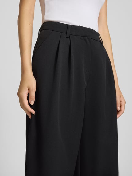 ONLY Regular Fit Hose mit weitem Beinschnitt MODELL 'HATTIE' Black 3