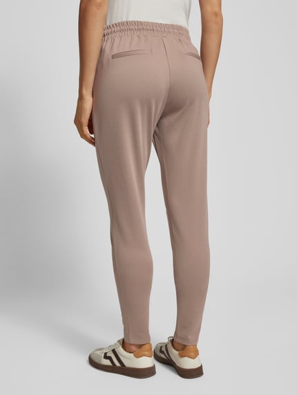 ICHI Sweatpants met tunnelkoord, model 'KATE' Lichtbruin - 5