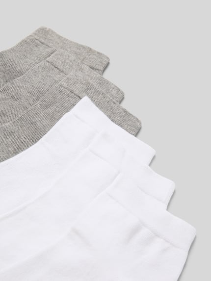 Produktfoto, Socken mit Label-Print im 7er-Pack von camano, Herren Socken aus Baumwoll-Mix mit Stretch-Anteil, körpernaher Schnitt, gerippter Abschluss