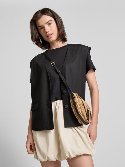 VERO MODA Ausgestellter Mini-Rock aus Baumwoll-Mix Modell 'TASS' Offwhite 3