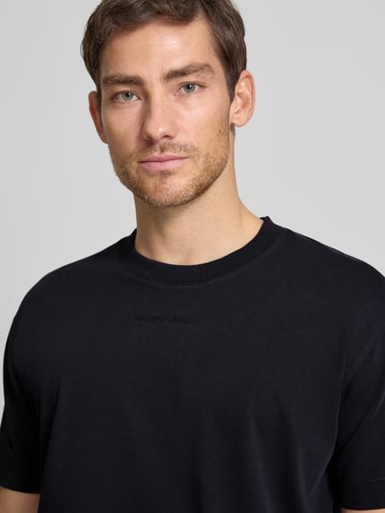 Marc O'Polo Relaxed Fit T-Shirt aus reiner Baumwolle Black 3