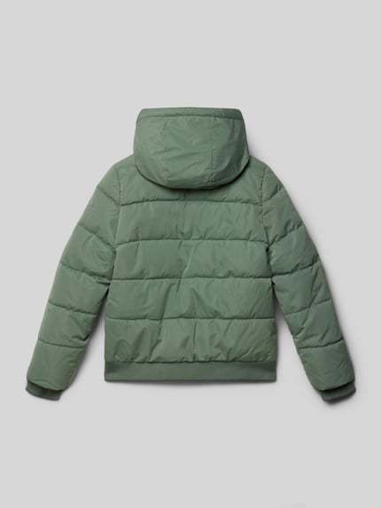 Cars Jeans Gewatteerd jack met labelpatch, model 'HASWAR’ Rietgroen - 3