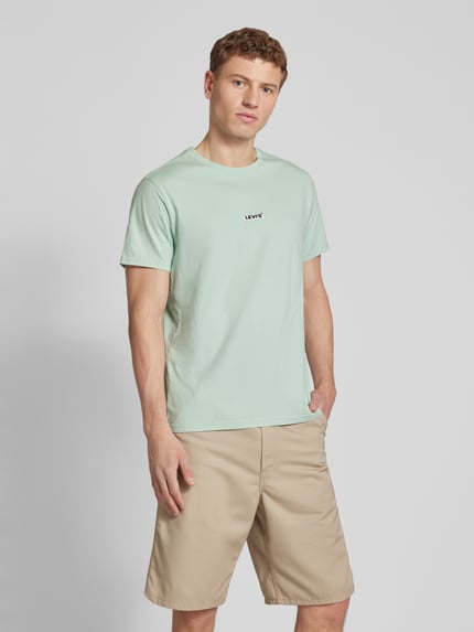 Levi's® Relaxed Fit T-Shirt mit Logo-Stitching Mint 4