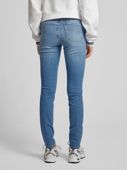 Tommy Jeans Skinny fit jeans van puur biologisch katoen, model 'SOPHIE' Jeansblauw - 5