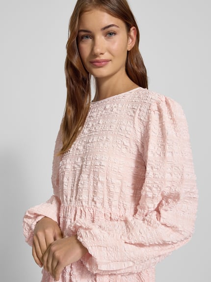 Gina Tricot Minikleid mit rückseitiger Schnürung Rosa 3