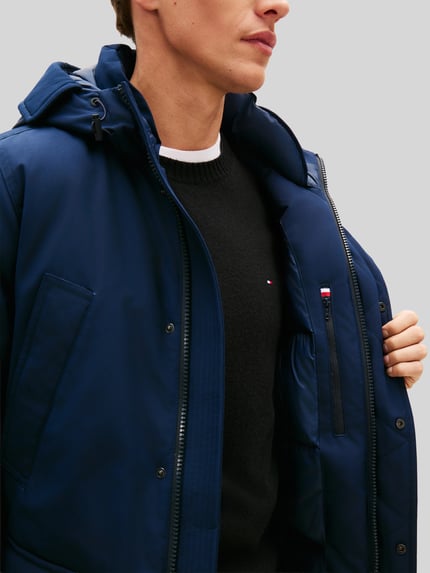 Tommy Hilfiger Daunenjacke mit Kapuze Modell 'ROCKIE DOWN PARKA' Marine 5