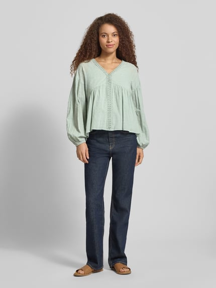 ONLY regular fit tuniek van puur katoen model 'DUSI' Rietgroen - 1