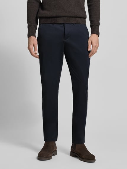 MCNEAL Slim fit chino met achterzakken Marineblauw - 4