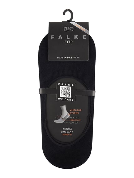 FALKE Füßlinge mit Label-Detail Modell 'Step Medium Cut' Dunkelblau 2