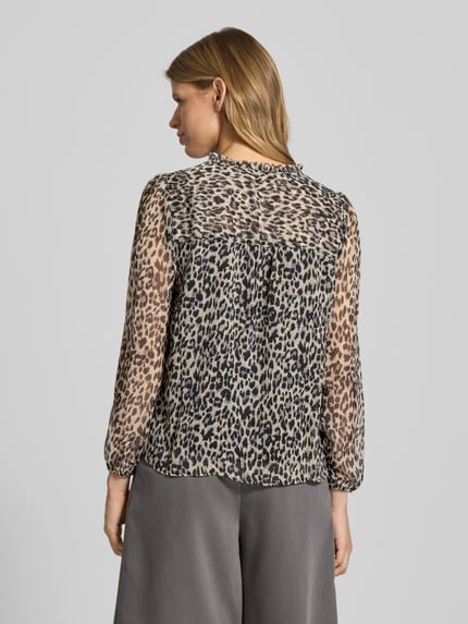 ONLY Regular fit blouse met V-hals, model 'DITSY' Zwart - 5