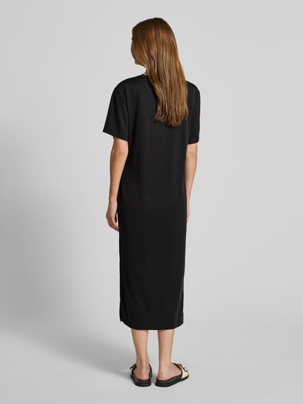 Jake*s Casual T-Shirt-Kleid mit Rundhalsausschnitt Black 5