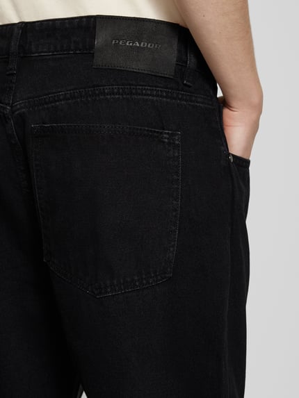 PEGADOR Baggy Fit Jeans im 5-Pocket-Design Modell 'BALTRA' Black 3