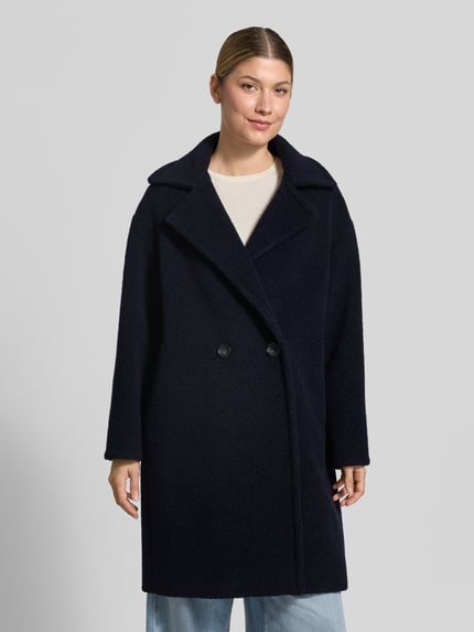 ICONS Cinzia Rocca Jacke aus Woll-Mix mit Reverskragen Marine 4