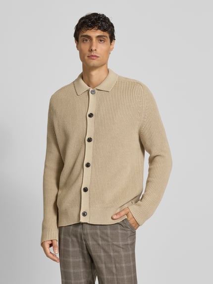 OLYMP Level 5 Vest met knoopsluiting Ecru - 4