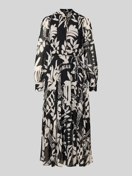 Forever New Avondjurk met opstaande kraag, model 'Annabel' Zwart - 2