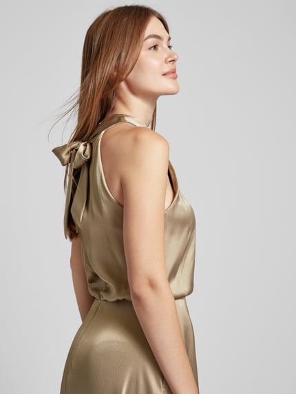 V by Vera Mont Cocktailkleid mit Neckholder Gruen 3