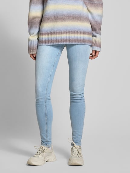 Tommy Jeans Skinny Fit Jeans im 5-Pocket-Design Modell 'NORA' Hellblau 4
