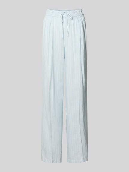 s.Oliver RED LABEL relaxed fit wijdte broek van mix van linnen en viscose Lichtblauw - 2