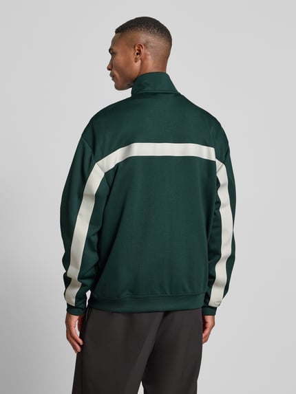 HUGO Relaxed Fit Sweatjacke mit Baumwoll-Anteil Modell 'DARTI' Dunkelgruen 5