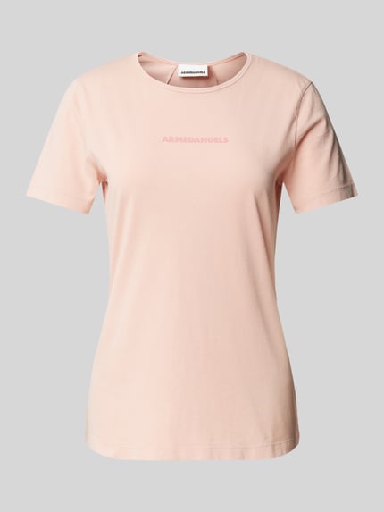 ARMEDANGELS T-Shirt mit Label-Print Modell 'EBAANORA' Lachs 2