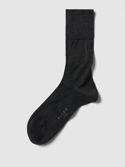 FALKE Socken in melierter Optik Anthrazit Melange 1