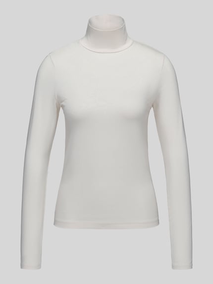 s.Oliver RED LABEL Sweter z golfem dżersej jakość Złamany biały 2