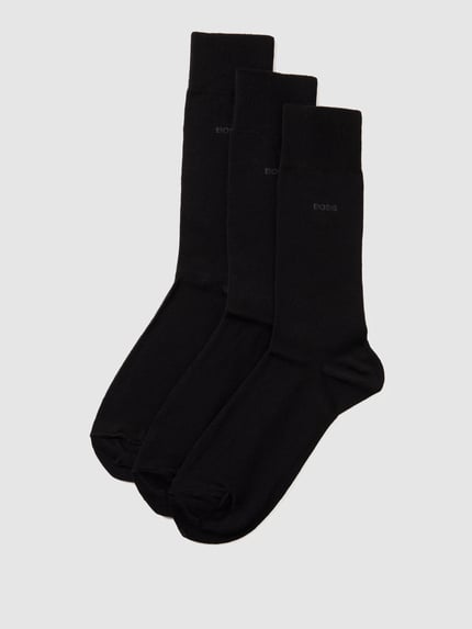 BOSS Sokken met labeldetail in set van 3 Zwart - 1