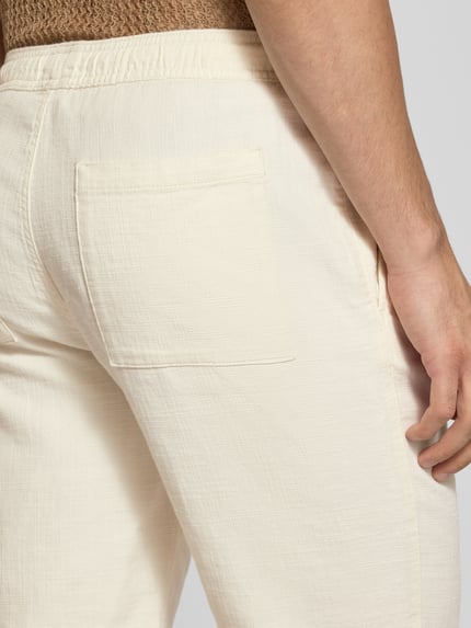 Jake*s Studio Men Bermuda met elastische band Offwhite - 3