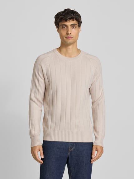 Gran Sasso Wollpullover mit Kaschmir-Anteil Offwhite 4